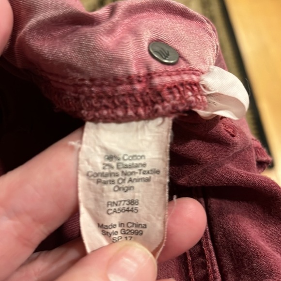 MADEWELL 9 “ high riser skinny skinny pants size 32. - Picture 7 of 8